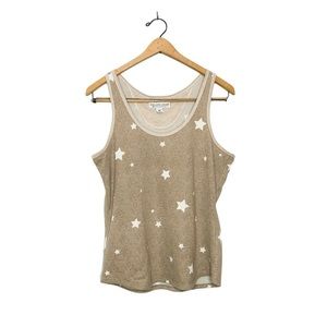 Karen Neuburger Live Love Lounge Cozy‎ Star Tank Top Loungewear Top Medium M